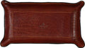 LUSSO Italian Calfskin Leather Desk Tray