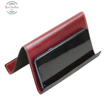 LUSSO Leather iPad and iPhone Stand Red