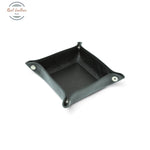 LUSSO Leather Valet Tray Black