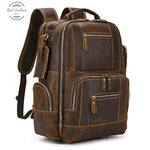 Multifunction Vintage Leather Backpack