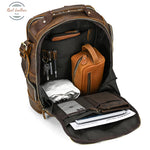 Multifunction Vintage Leather Backpack