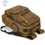 Multifunction Vintage Leather Backpack