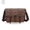 Mens Canvas Retro Style Messenger Bag Big / Coffee Bags