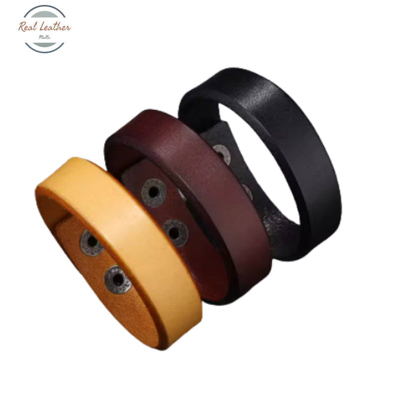 Men’s Genuine Leather Wrap Bracelet bracelets