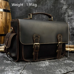 Vintage Style Leather Shoulder Bag / Camera Bag