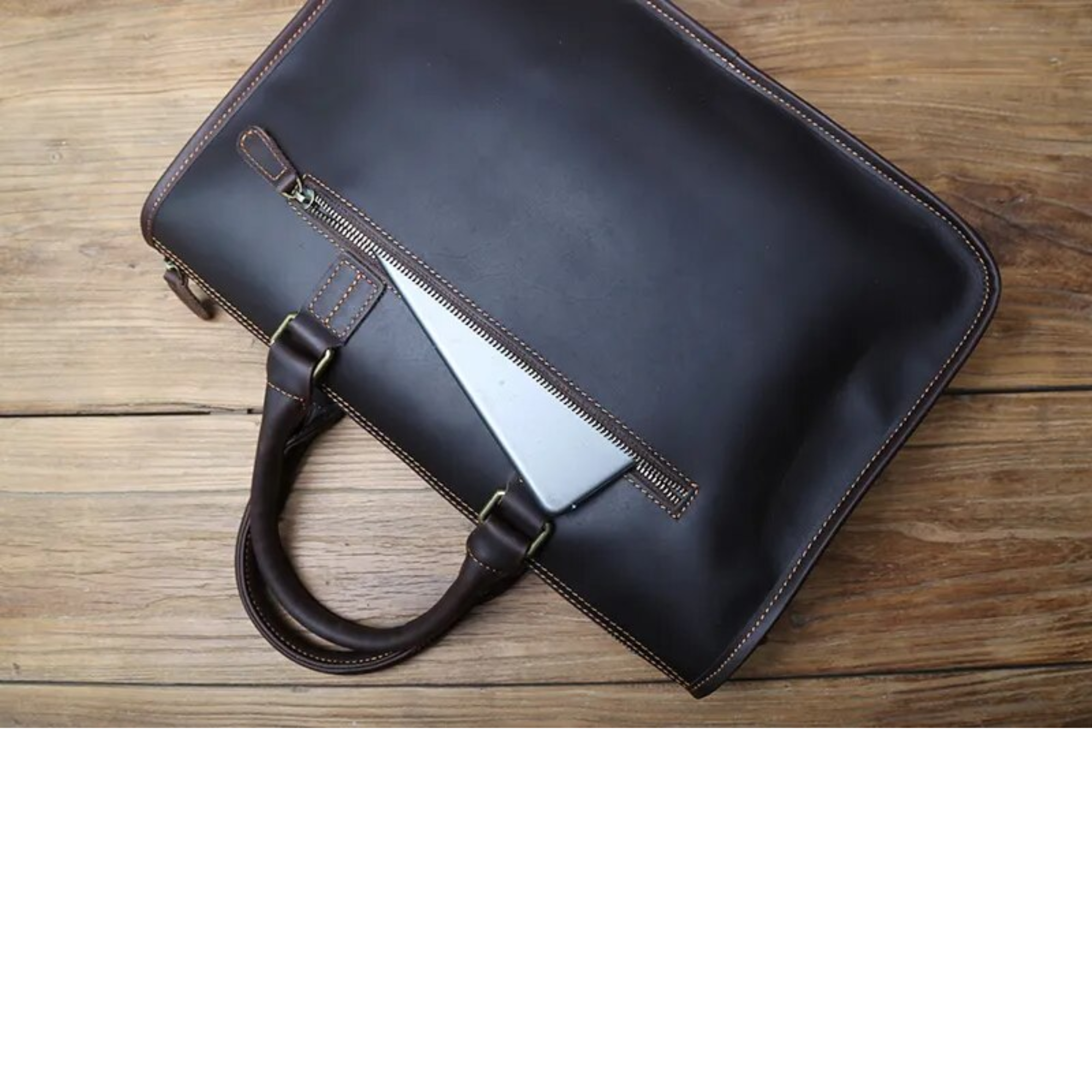 Genuine Leather Men's Handbag / Messenger Bag