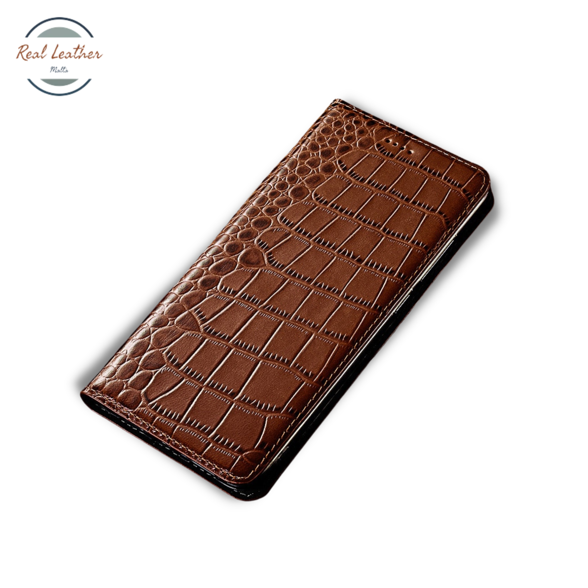 Genuine Leather Flip Case for Samsung A Series