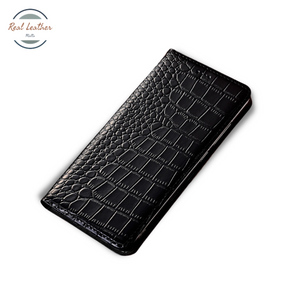 Genuine Leather Flip Case for Samsung A Series