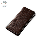 Genuine Leather Flip Case for Samsung A Series