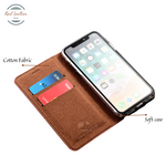 Genuine Leather Flip Case for Samsung A Series