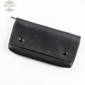 Real Leather Tobacco Case Organizer Black