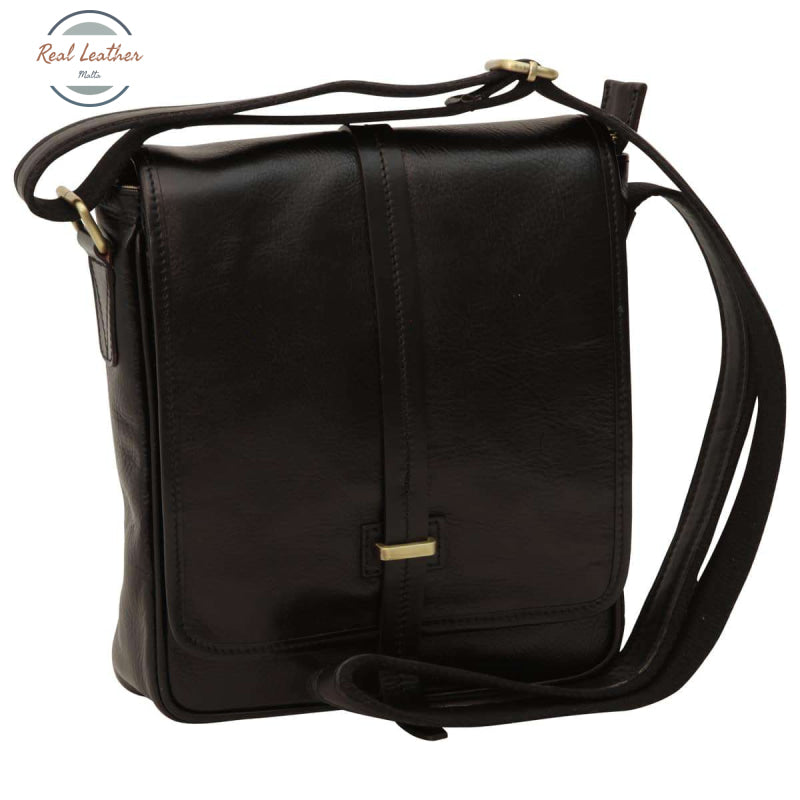 Small leather bag with magnetic closure Messenger Bag