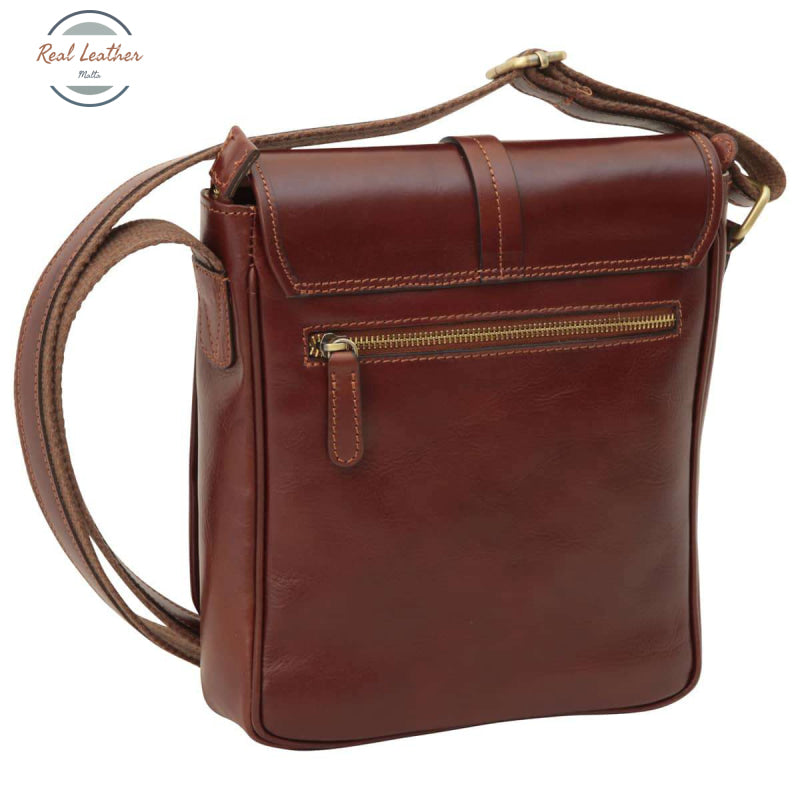 Small leather bag with magnetic closure Messenger Bag