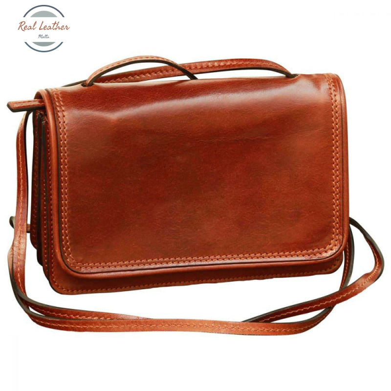 Small leather cross body bag Brown Body Bag