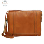 Soft Calfskin Leather Messenger Bag Gold Messenger Bag