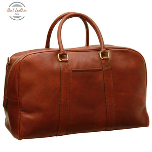 Soft Calfskin Leather Travel Bag Mahogany Travel Bags