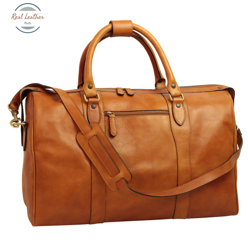 Travel Bag with shoulder strap Brown colonial Travel Bag