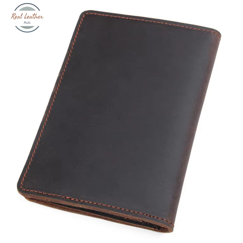 Vintage Leather Passport And Card Holder Cover