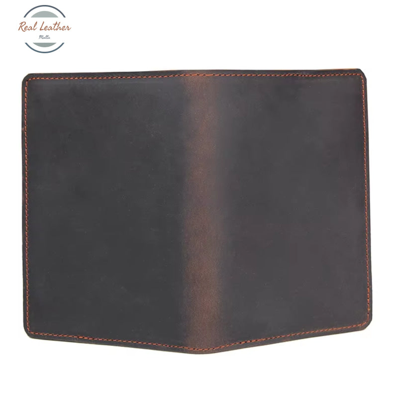 Vintage Leather Passport And Card Holder Cover