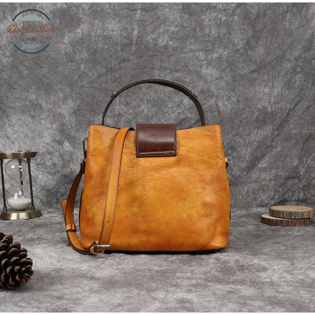Retro Leather Women Shoulder Bag