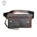 Real Leather Men's Casual Waist Pack