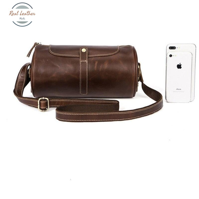 Casual Genuine Barrel Bag Bags