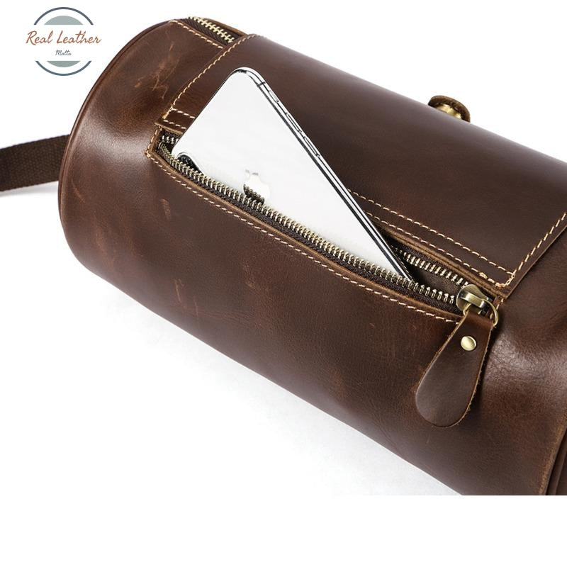 Casual Genuine Barrel Bag Bags