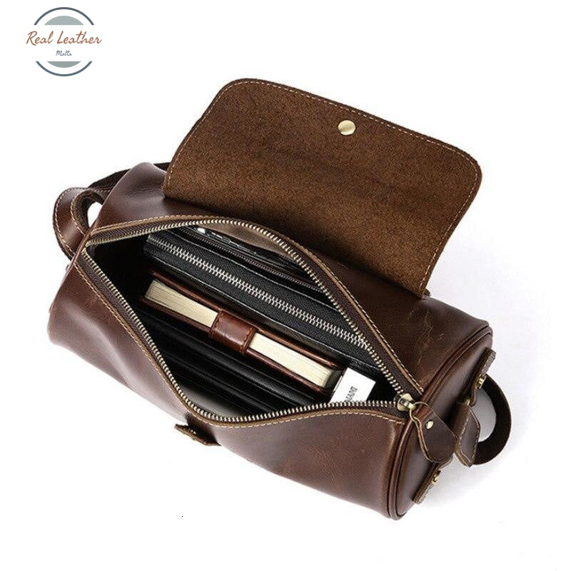 Casual Genuine Barrel Bag Bags