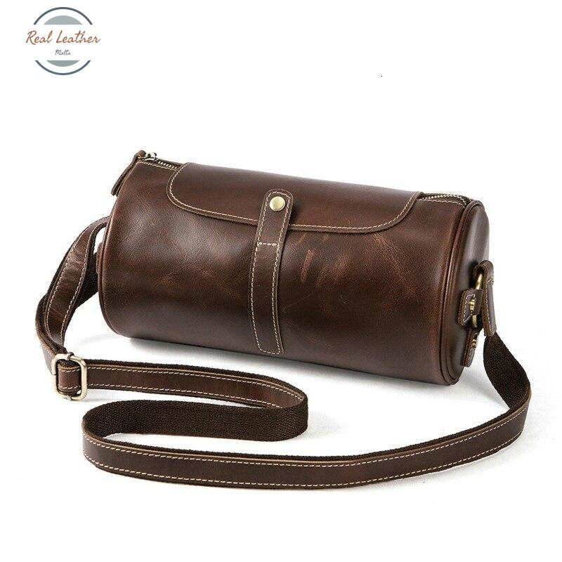 Casual Genuine Barrel Bag Bags