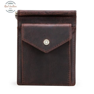 Cowhide Coin Wallet Coffee Wallets