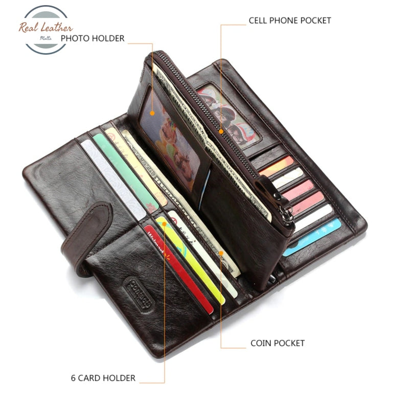 Cowhide Leather Men Wallets