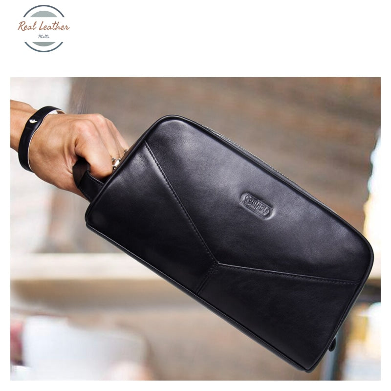 Crazy Horse Leather Travel Toiletry Bag Bags