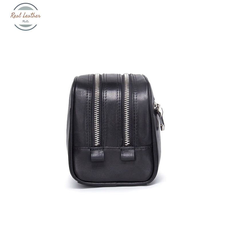 Crazy Horse Leather Travel Toiletry Bag Bags