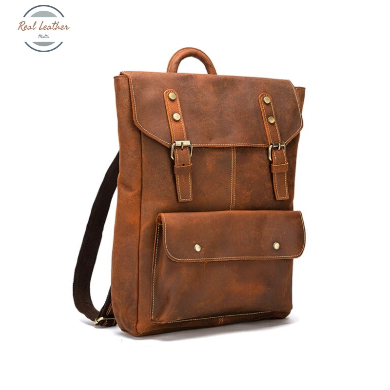 Crazy Horse Leather Vintage Travel Bag