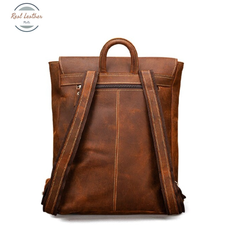 Crazy Horse Leather Vintage Travel Bag