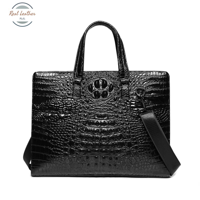 Crocodile Pattern Travel Luggage Suitcases