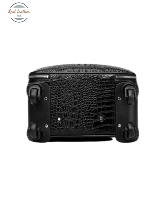 Crocodile Pattern Travel Luggage Suitcases