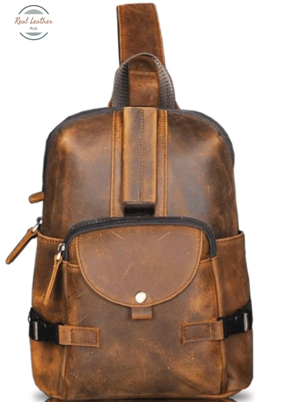 Daypack Crossbody Bag Brown