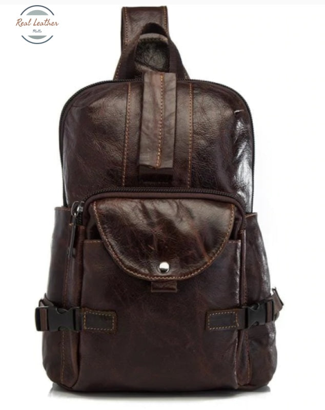 Daypack Crossbody Bag Dark Brown