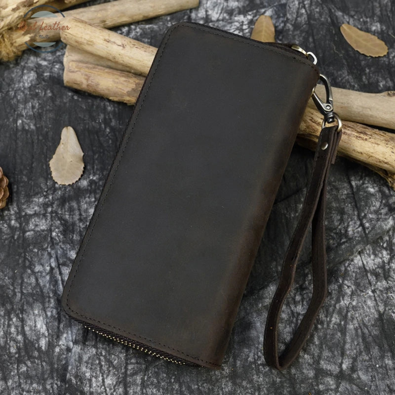 Double Zipper Long Wallet