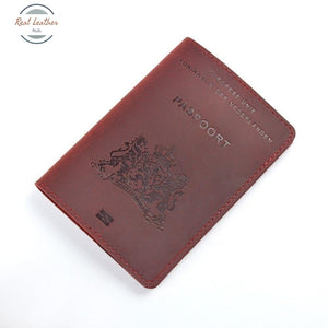 Dutch - Genuine Leather Passport Cover