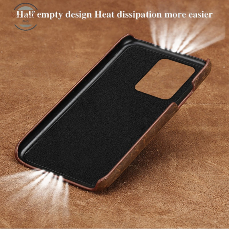 Echt Pull-Up Leer Telefoon Geval Voor Samsung Galaxy S20 Ultra Fe S9 S8 S10 Plus Note 20 10 9 M21