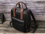 Full Grain Leather 13.3 Vintage Laptop Backpack Backpacks