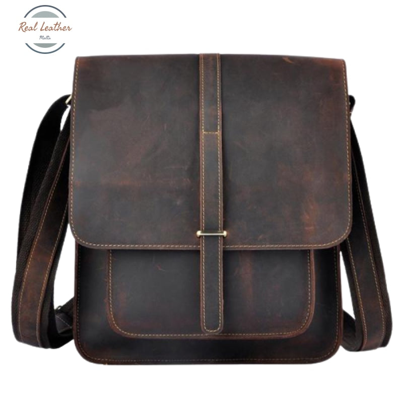 Genuine Leather Cross Body Messenger Bag