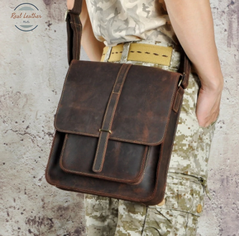 Genuine Cowhide Leather Cross Body Bag Messenger Bags