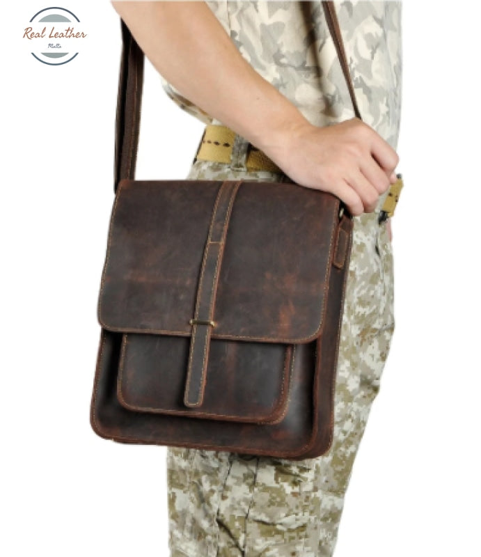 Genuine Cowhide Leather Cross Body Bag Messenger Bags
