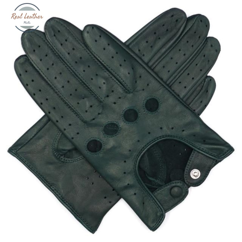 Genuine Lambskin Leather Gloves Huntergreen Pro Lamb / China M(Palm 6.5-7 Inch)