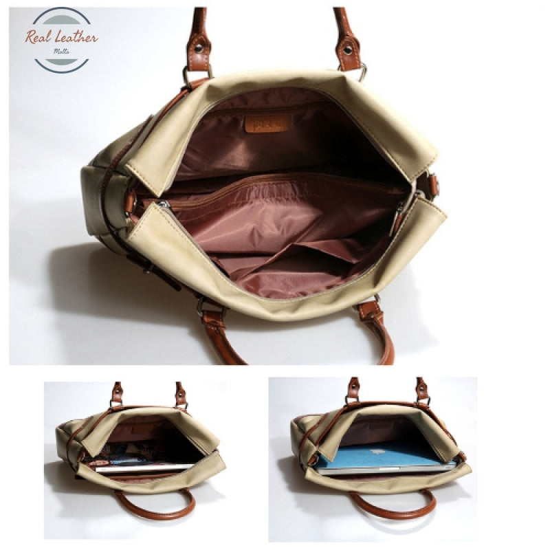 Genuine Leather 14 Inch Briefcase For Women