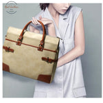 Genuine Leather 14 Inch Briefcase For Women