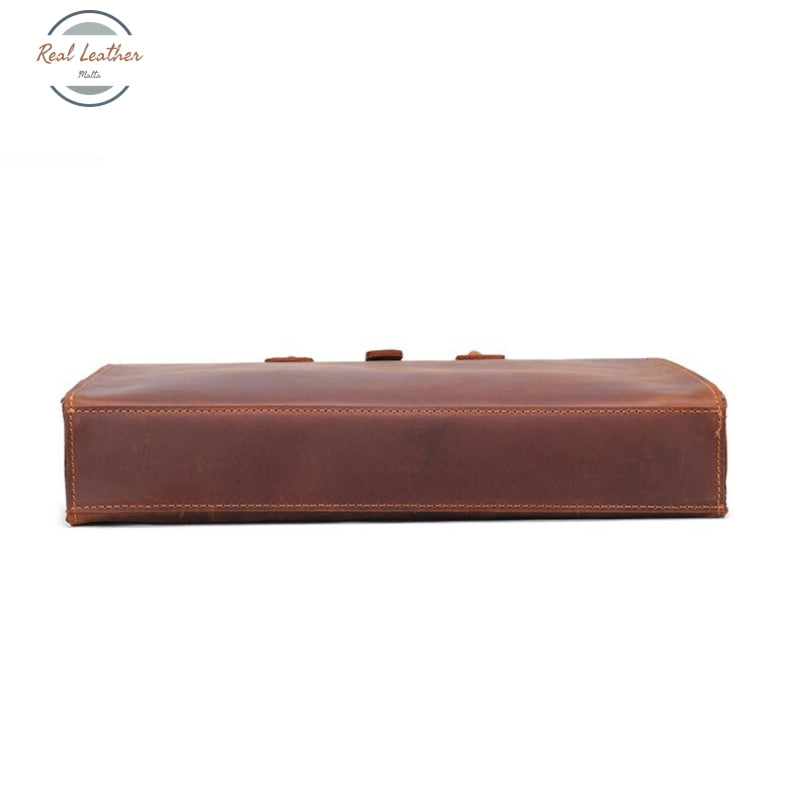 Genuine Leather 14-Inch Vintage Laptop Bag / Briefcase